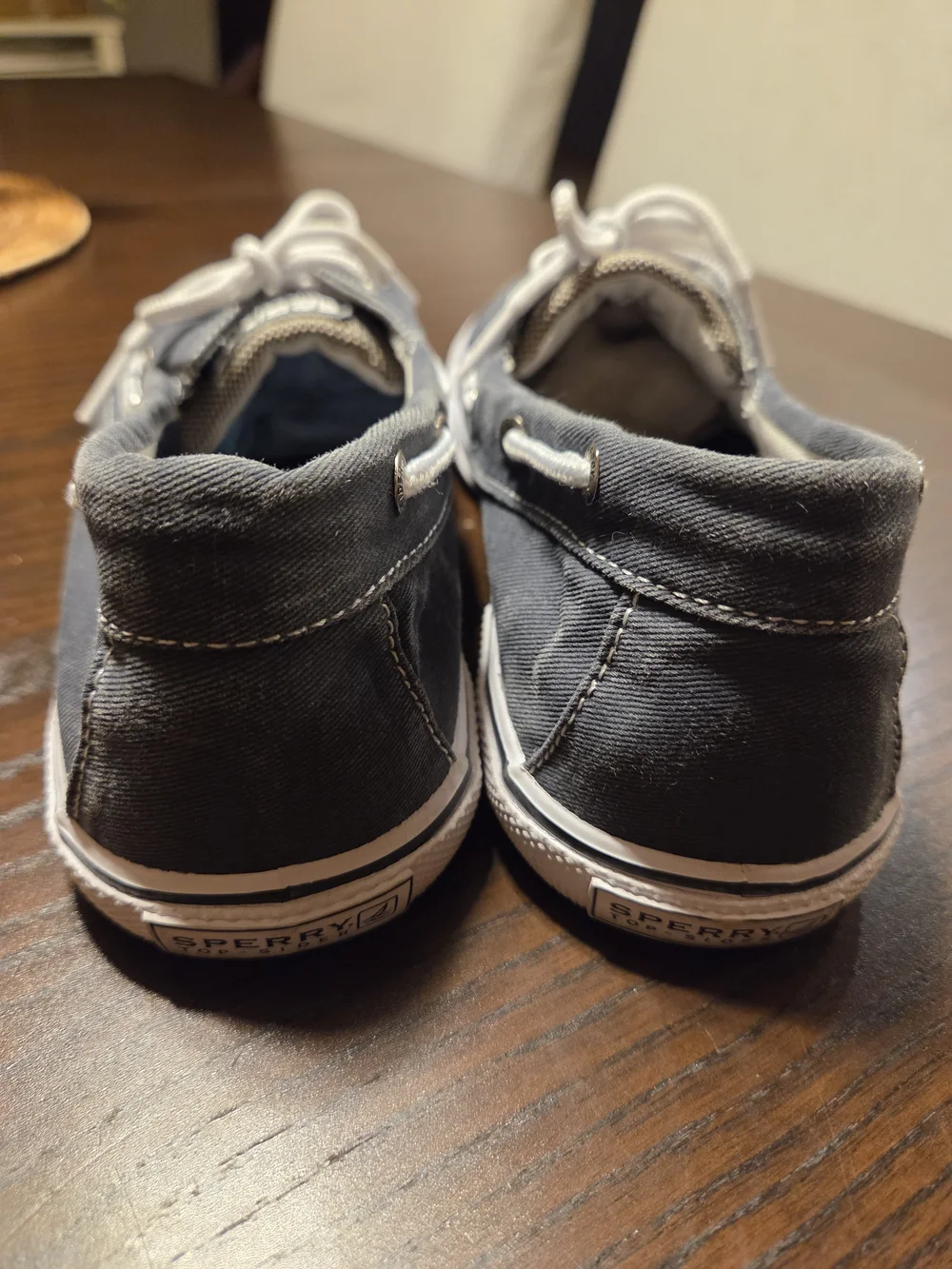 Sperry Top-Sider Men’s Halyard 2-Eye Boat Shoe Navy Canvas Sneaker - Size 6.5